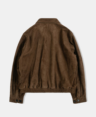 Sheepskin Suede Swing Top Jacket