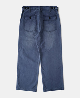 Modified OG-107 Indigo Sateen Fatigue Pants