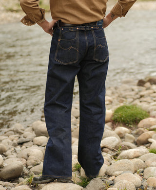 17.7oz Kasuri Selvedge Denim Trousers