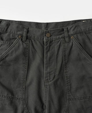 Canvas Double Knee Work Trousers - Dark Gray