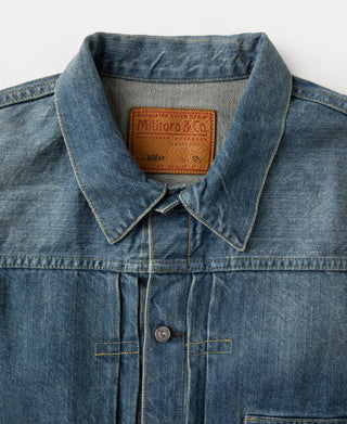 Lot 33806XX 12.5oz Selvedge Denim Jacket - Washed Blue