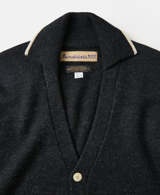 1930s Ivy League Wool Cardigan