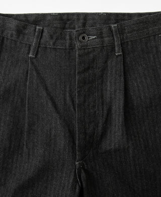 Lot 813J 15.5oz HBT Black Selvedge Denim Jeans