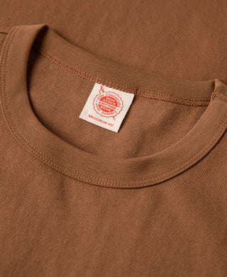 9.8 oz Cotton Classic Pocket T-Shirt - Light Brown