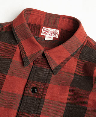 Lot 206 1940s Buffalo Plaid Shirt - Black/Red