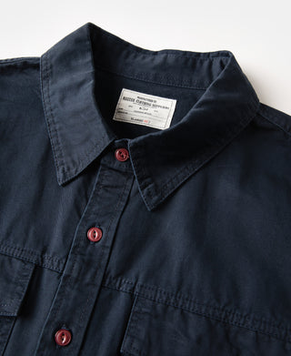 Classic Fit Engineer Workshirt - Navy