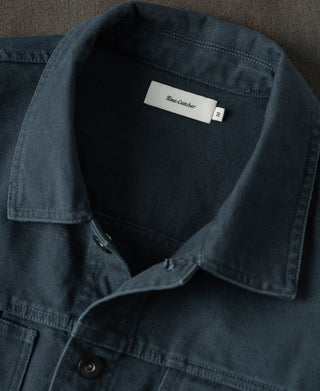 Collar Detail of Cruiser Jacket