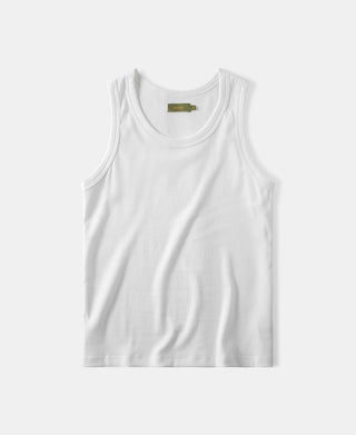 Modal Blend Tank Top - White
