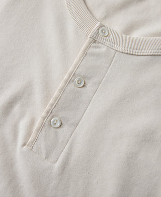 8.5 oz Organic Cotton Henley T-Shirt - Size XXL