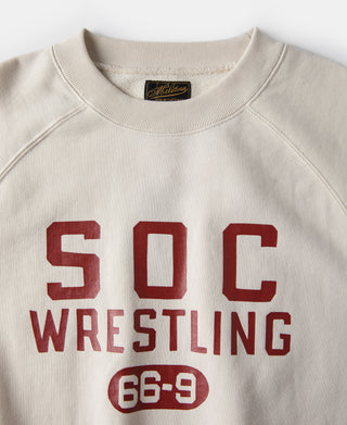 Lot 121 1950s College Athletic Sweatshirt - Cream