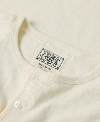 1890s Slub Cotton Henley T-Shirt