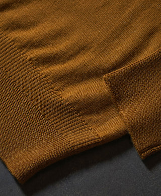 Extrafine Merino Wool Pullover Sweater - Ginger