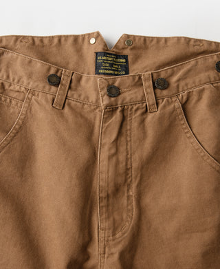 12 oz Canvas Railroad Work Pants - Light Brown