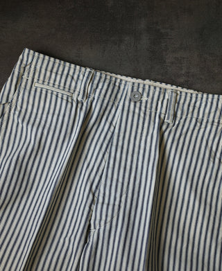 1940s 9 oz Stripe Denim Chino Trousers