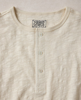 1890s Slub Cotton Henley T-Shirt