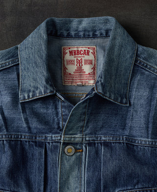 Heavyweight Motorcycle Embroidered Denim Vest