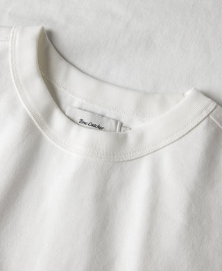 1900s Heavyweight Cotton Jersey Boxy T-Shirt - White