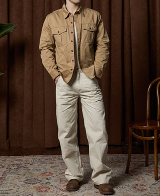 Classic Fit Engineer Workshirt - Khaki