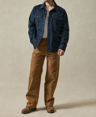 12 oz Canvas Railroad Work Pants - Light Brown