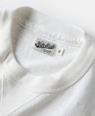 Heavyweight Cotton Gusset Tubular T-Shirt - White