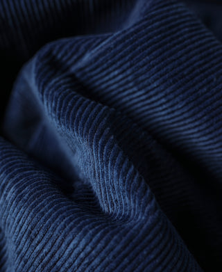 French Indigo-Dyed Corduroy Work Jacket