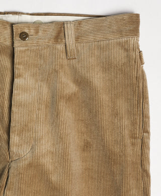 Lot 840 9.5 Wale 1940s Corduroy Work Pants - Khaki