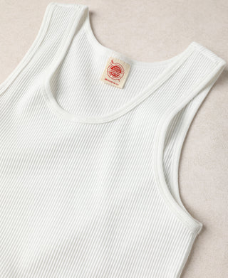 10.5 oz Cotton Tank Top - White