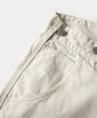12 oz Canvas Railroad Work Pants- White