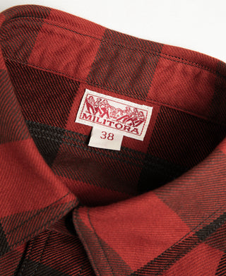 Lot 206 1940s Buffalo Plaid Shirt - Black/Red