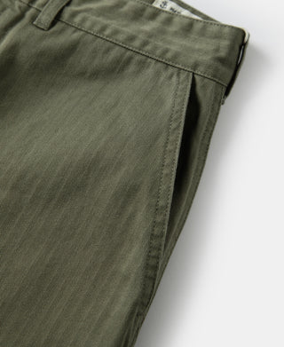 Lot 825 1950s USMC Herringbone Trousers - Olive