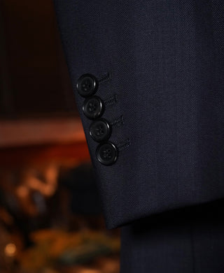 1930s Herringbone Double-Breasted Suit Jacket