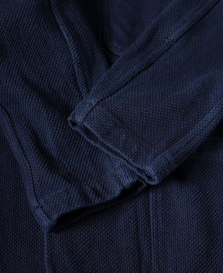 Indigo-Dyed Sashiko Work Jacket