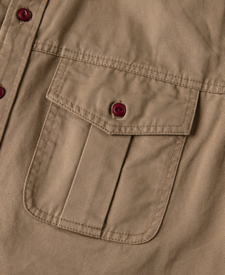Classic Fit Engineer Workshirt - Khaki
