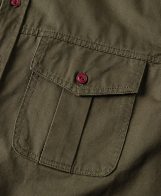 Classic Fit Engineer Workshirt - Olive