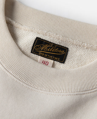 Lot 121 1950s College Athletic Sweatshirt - Cream