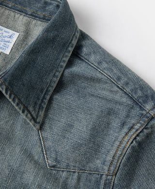 1950s Slub Denim Western Shirt