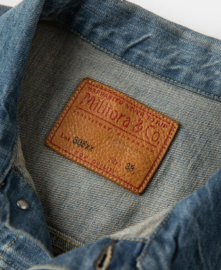Lot 33806XX 12.5oz Selvedge Denim Jacket - Washed Blue