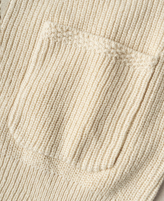 Fisherman Rib US Cotton Cardigan