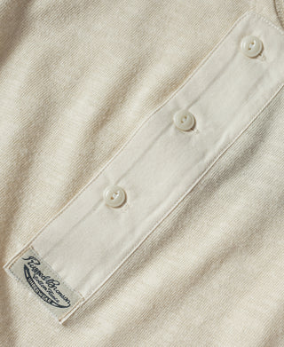 Side Closing Short Sleeve Henley T-Shirt - Embryo