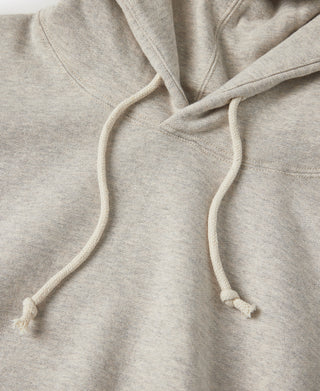 Lot 114 1950s Drop Shoulder Hoodie - Beige Gray