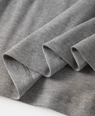 Cotton and Modal-Blend Tank Top - Gray