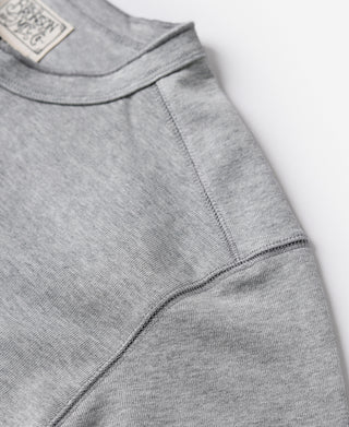 Vintage Long Sleeve Henley Shirt - Gray