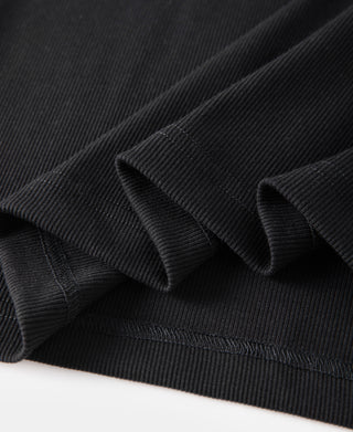 Cotton and Modal-Blend Tank Top - Black