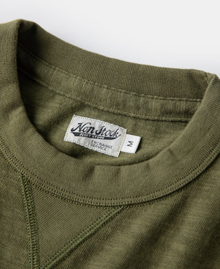 Heavyweight Cotton Gusset Tubular T-Shirt - Green