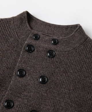 1930s Wool & Hemp Double Breasted Cardigan