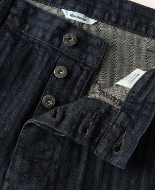 1920s Herringbone Denim Work Pants