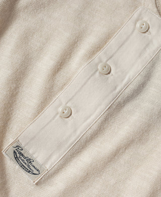 Side Closing Short Sleeve Henley T-Shirt - Embryo