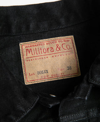 Lot 806XX 15.5oz Black Selvedge Denim Jacket