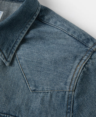 1950s Slub Denim Western Shirt