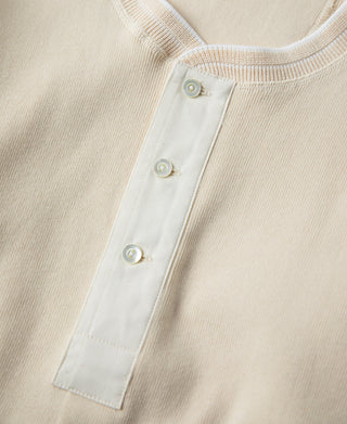 Lot 924 Long-Sleeve Warm Henley Shirt - Apricot